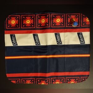 4/$20 Coleman Inflatable Pillow Red White Yellow Blue Camping Gear